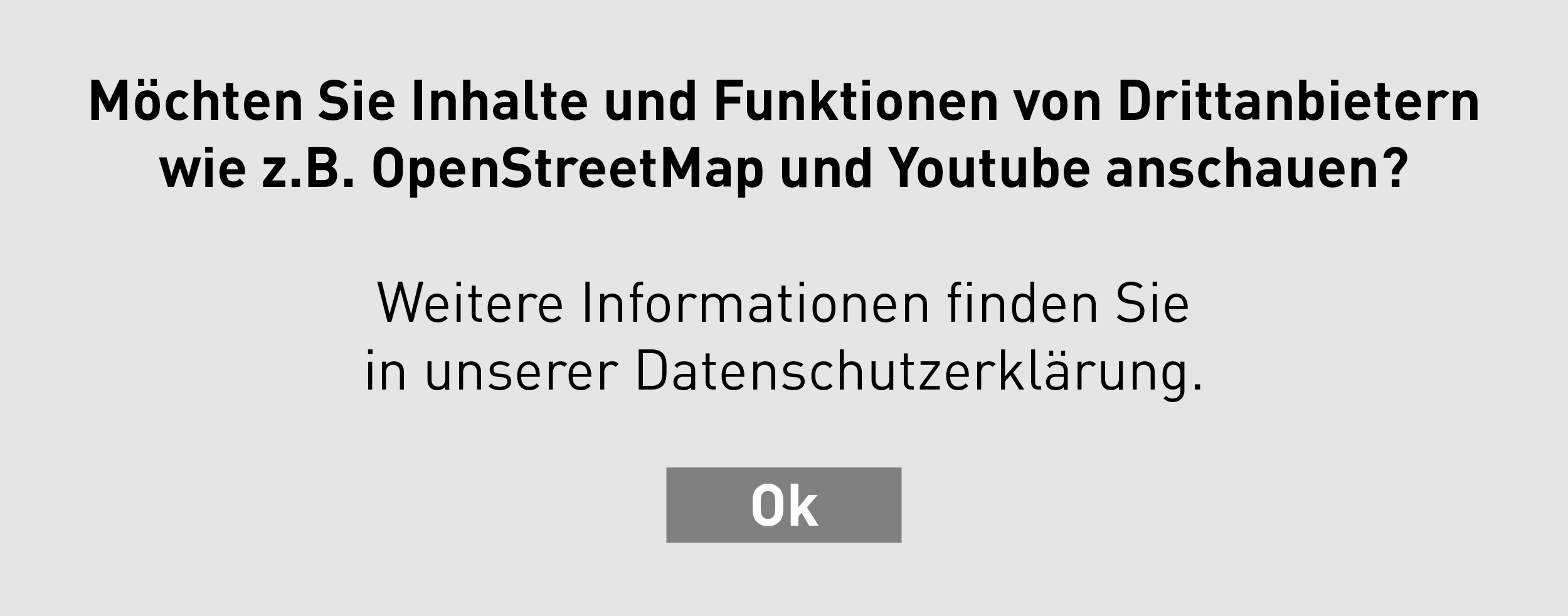 Platzhalter für OpenStreetMap